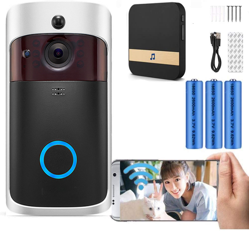 Smart Doorbell Wired - Видео дверной звонок, камера HD Wi-Fi,