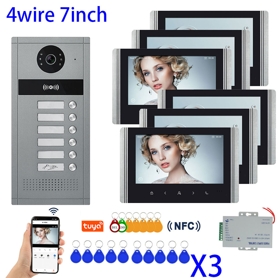 Smart Doorbell Wired - Умный видеодомофон Tuya 1080P для металлического