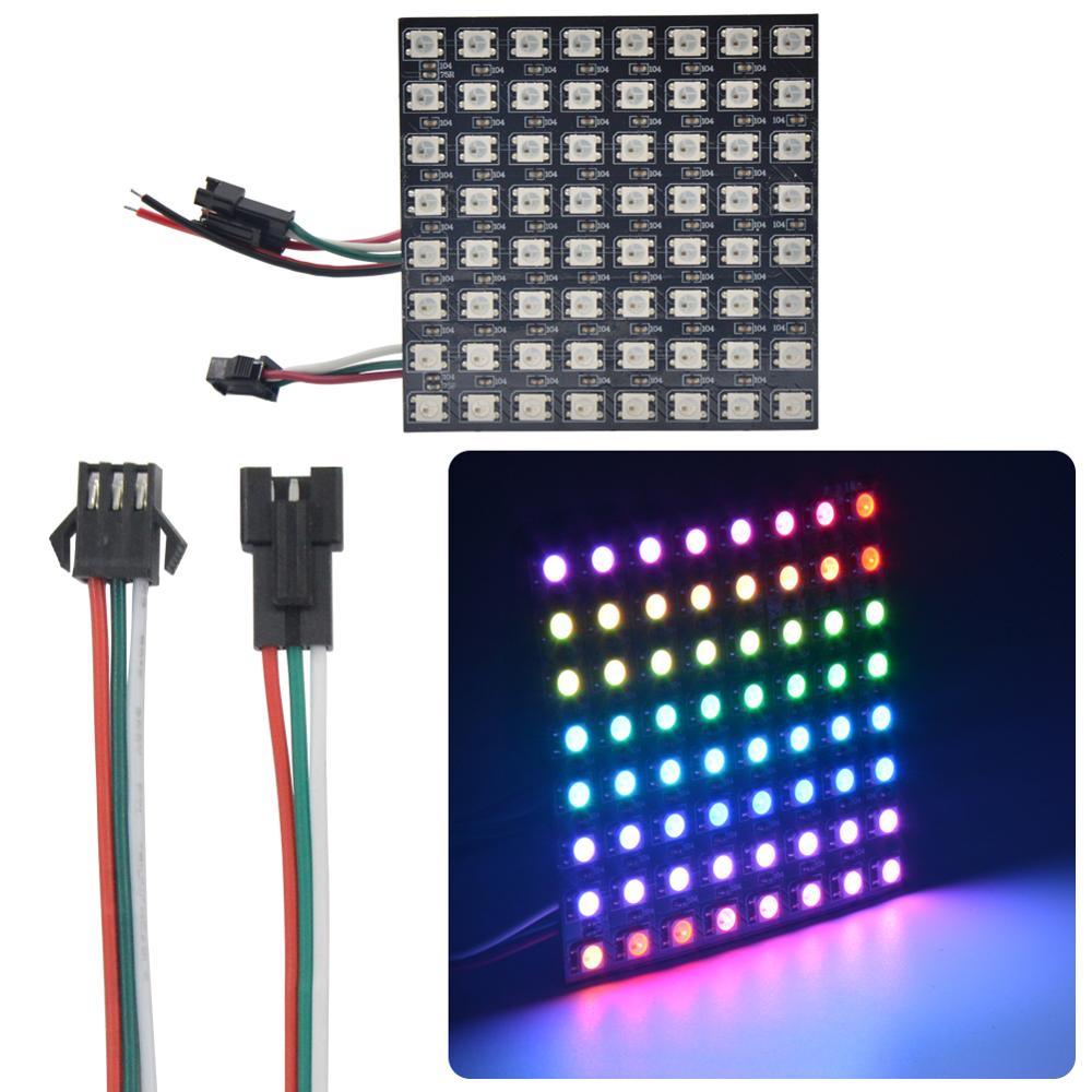 8x8 16x16 8x32 пикселей SK6812 – обзор и цена Rgb Led Matrix 8X8