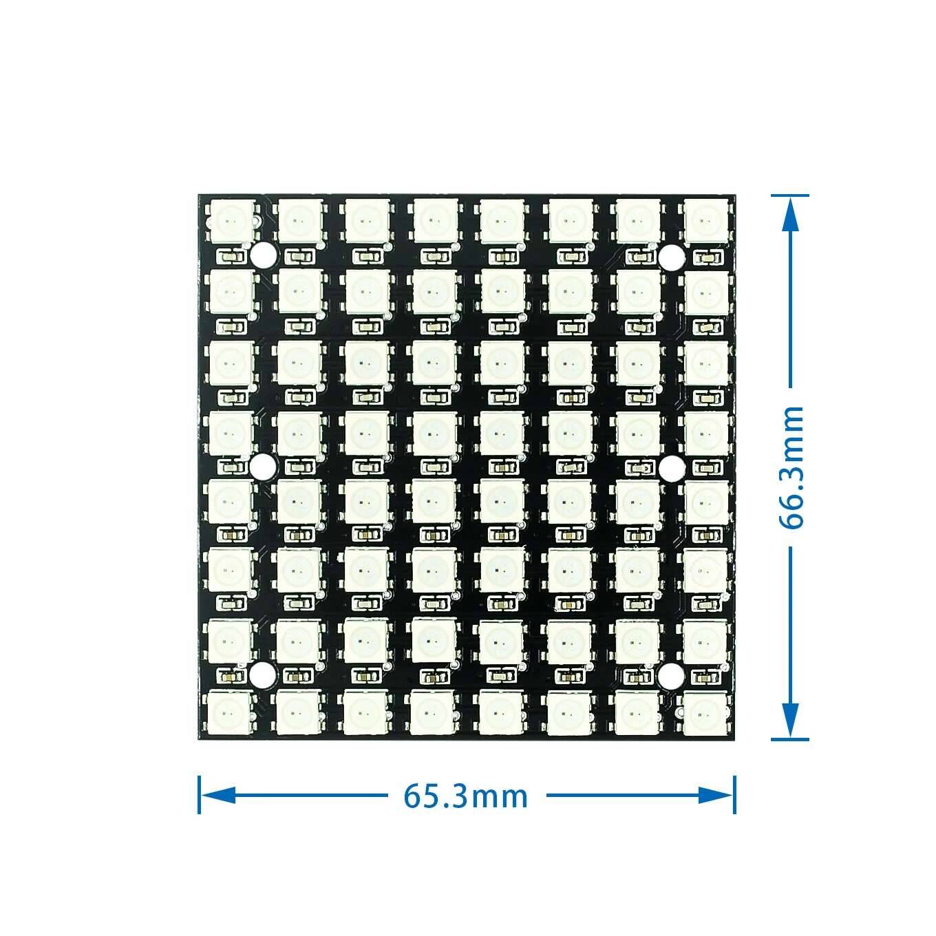 WS2812 5050 RGB 8X8 4 16 25 64 – обзор и цена Rgb Led Matrix 8X8