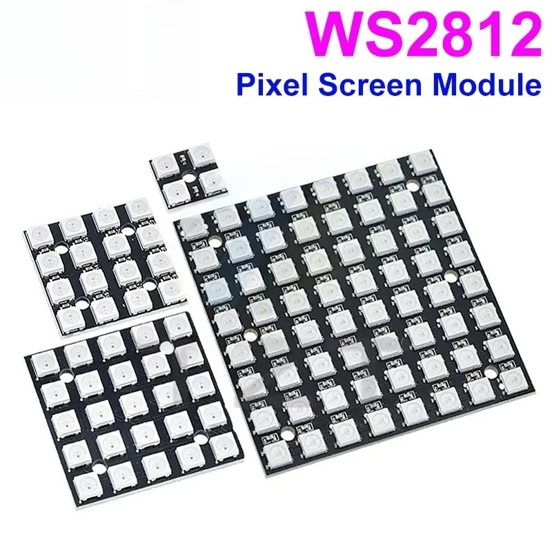 НОВАЯ светодиодная матрица WS2 – обзор и цена Rgb Led Matrix 8X8